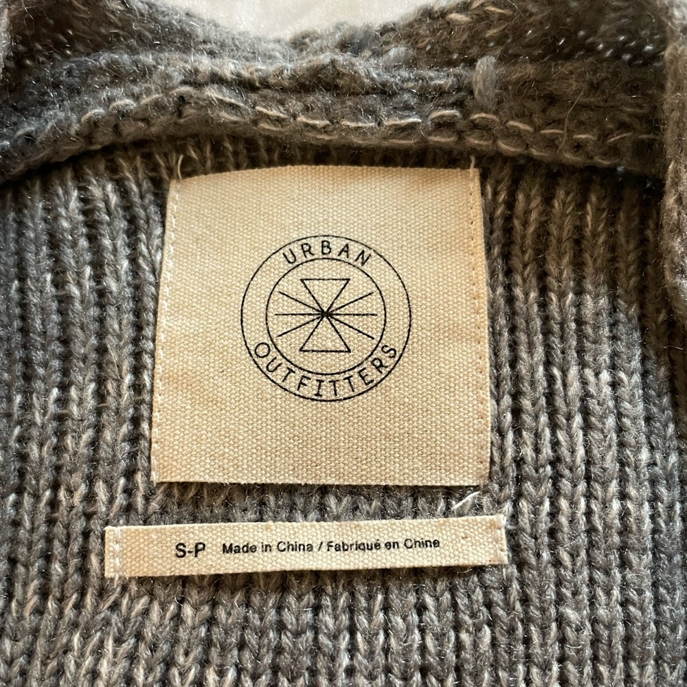 Urban Outfitters Gray Cardigan Size S - Picture 3 of 3